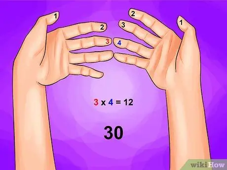 Умножение руками Шаг 8