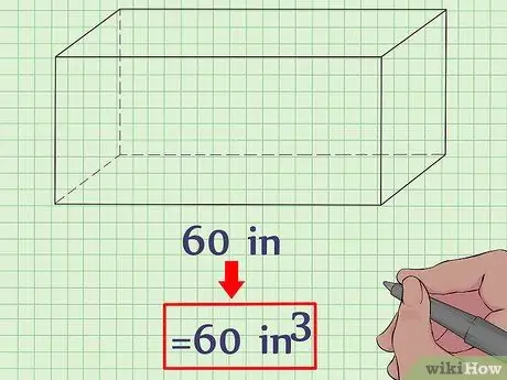 Расчет объема прямоугольной призмы Шаг 5