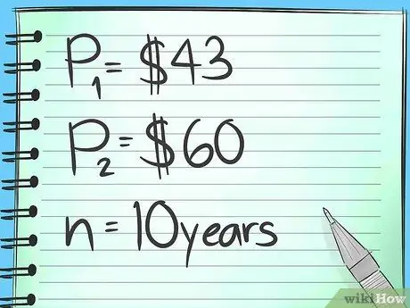 Расчет темпа роста активов Шаг 3