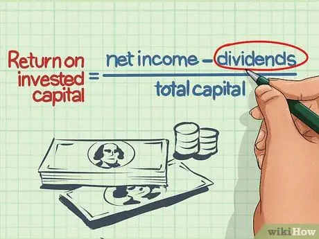 Рассчитать рентабельность капитала Шаг 3