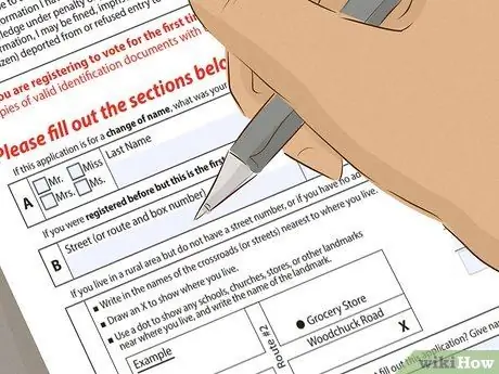 Зарегистрируйтесь для голосования по почте Шаг 12