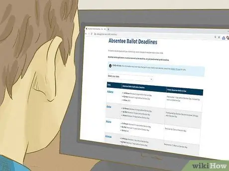 Зарегистрируйтесь для голосования по почте Шаг 16