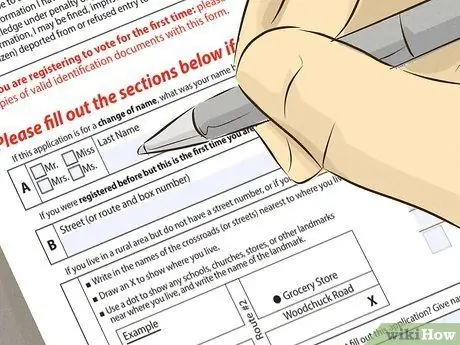 Зарегистрируйтесь, чтобы проголосовать лично Шаг 13