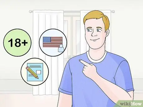 Голосуйте в США Шаг 1