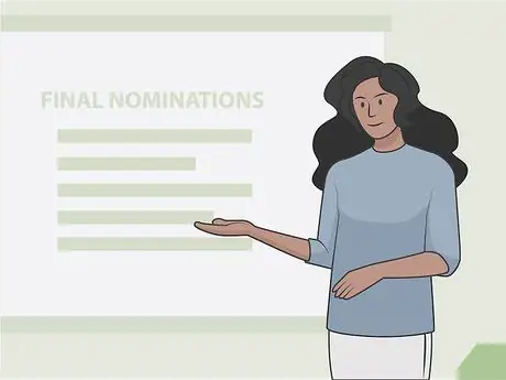 Проведите выборы должностных лиц Шаг 13