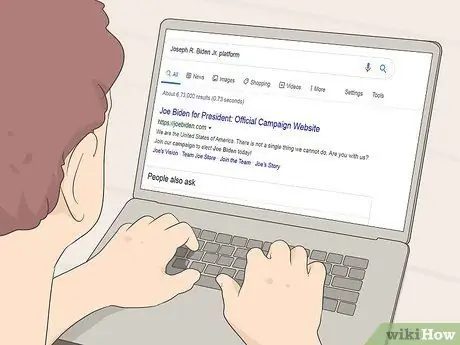 Решите, за кого голосовать Шаг 1