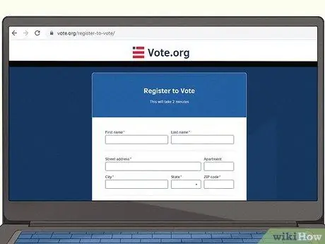 Голосование по почте Шаг 1