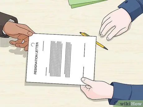 Бросить работу Шаг 2