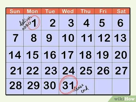 Напишите письмо-уведомление своему арендодателю. Шаг 12