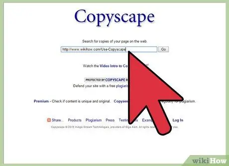 Используйте Copyscape Step 2