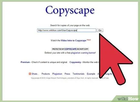 Используйте Copyscape Step 3