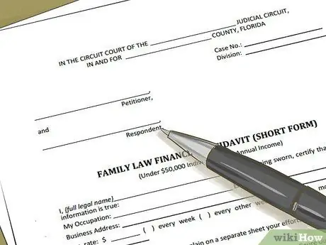 Подайте на развод во Флориде Шаг 9