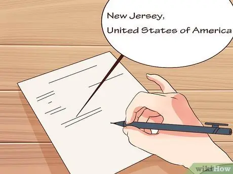 Напишите аффидевит Шаг 3