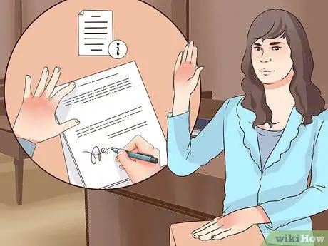 Напишите аффидевит Шаг 8