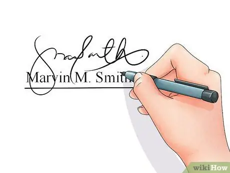 Напишите аффидевит Шаг 9