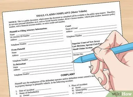 Подавать небольшие претензии в Нью-Джерси Шаг 4