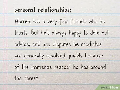 Создание подробного профиля персонажа Шаг 8