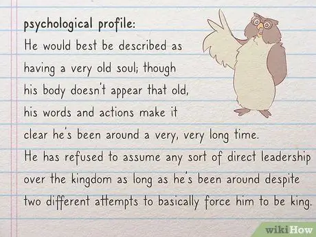 Создание подробного профиля персонажа Шаг 9