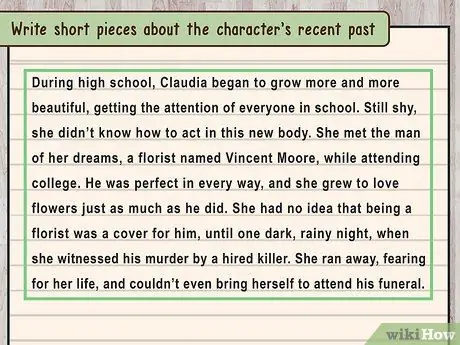 Напишите предысторию, шаг 5