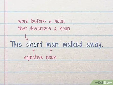 Определить прилагательное Шаг 1