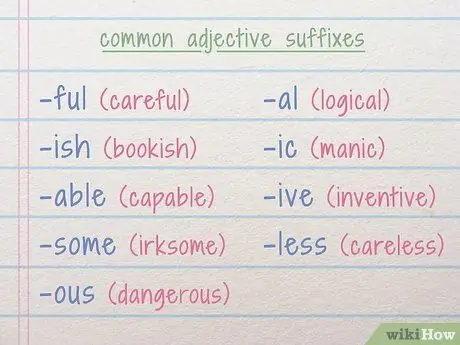 Определить прилагательное Шаг 5