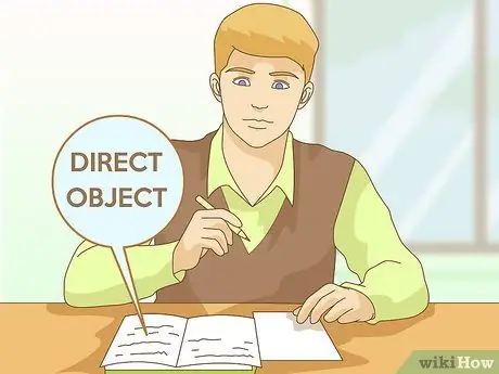 Найдите прямой объект Шаг 1