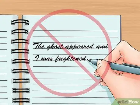 Напишите историю о привидениях, шаг 10