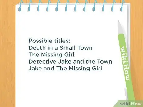 Напишите короткий детектив. Шаг 16