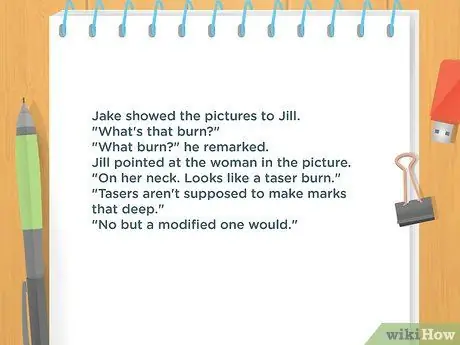 Напишите короткую детективную историю. Шаг 7