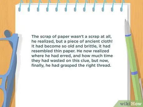 Напишите короткую детективную историю. Шаг 8