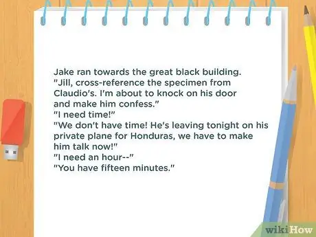 Напишите короткую детективную историю. Шаг 9