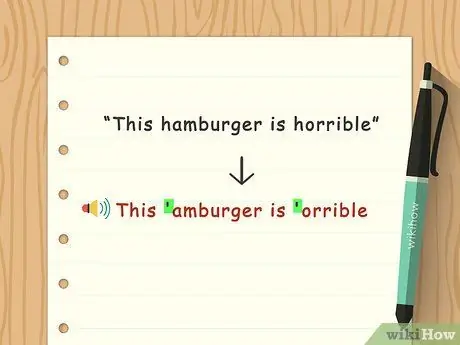 Говорите с йоркширским акцентом, шаг 3