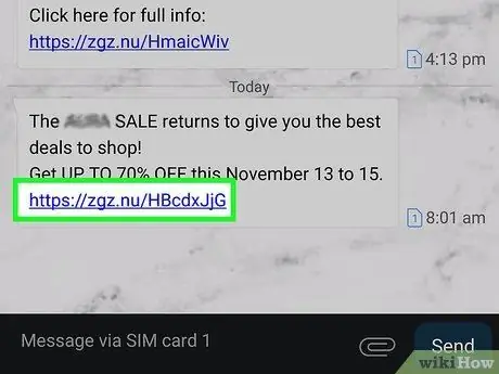 Блокировка спама на мобильных телефонах Шаг 2