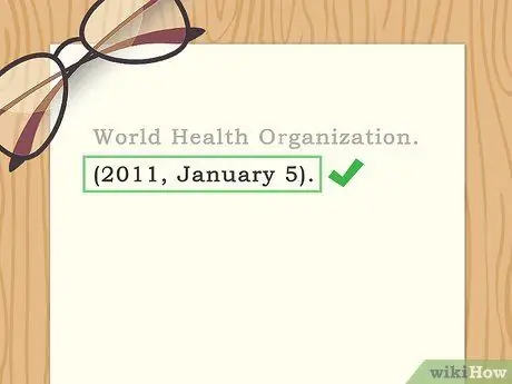 Укажите ВОЗ в APA Step 2