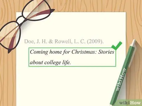 Цитируйте книгу в APA Step 3