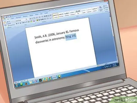 Цитируйте веб-сайт в APA Step 19