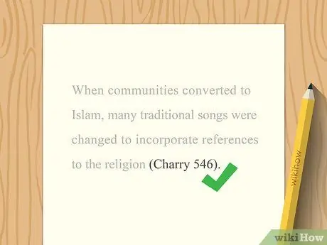 Цитируйте статью в книге Шаг 5