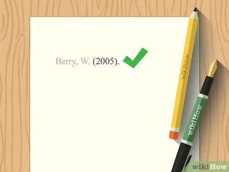 Цитируйте статью в книге Шаг 7