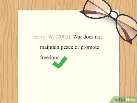 Цитируйте статью в книге Шаг 8