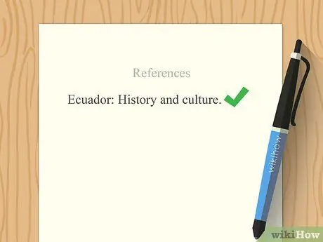 Цитируйте веб-сайт в APA без указания автора, даты или номера страницы Шаг 7