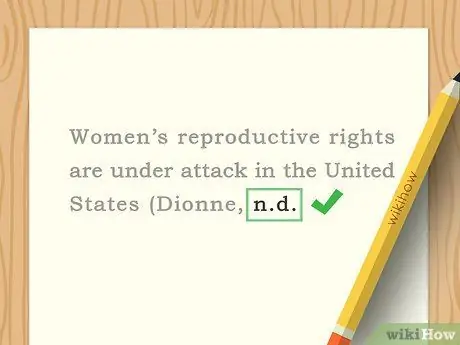 Цитируйте веб-сайт в тексте в APA. Шаг 11