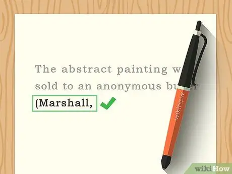 Цитируйте веб-сайт в тексте в APA, шаг 2