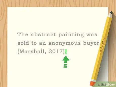 Цитируйте веб-сайт в тексте в APA. Шаг 4