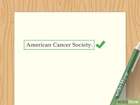 Цитируйте исследовательский документ в APA Step 9