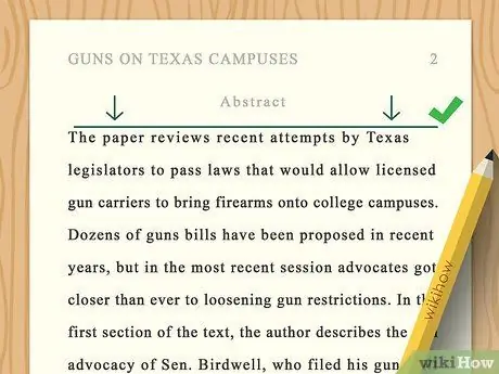 Напишите аннотацию в APA Step 5