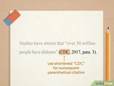 Укажите CDC в APA Step 10