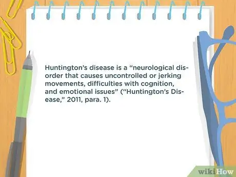 Цитируйте цитаты в APA Step 15