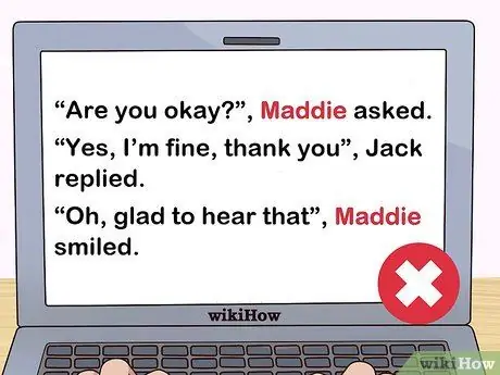 Избегайте распространенных ошибок при написании диалога Шаг 4