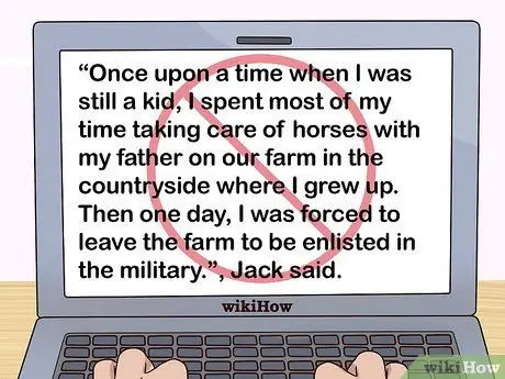 Избегайте распространенных ошибок при написании диалога Шаг 6