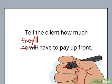 Используйте общие местоимения Шаг 5